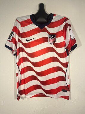 Nike USA 2026 Soccer Jersey - Home Striped Men's Size Small